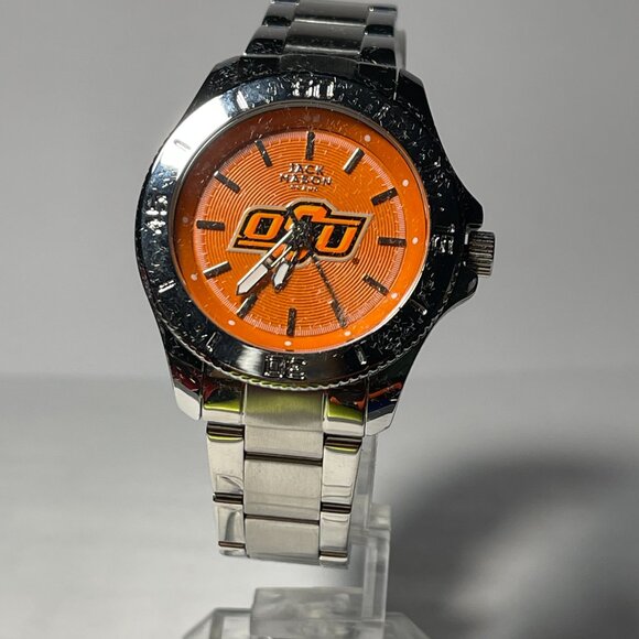 Oklahoma State Cowboys NCAA Stainless-Steel Men\'s Watch by Jack Mason NWT main image 4